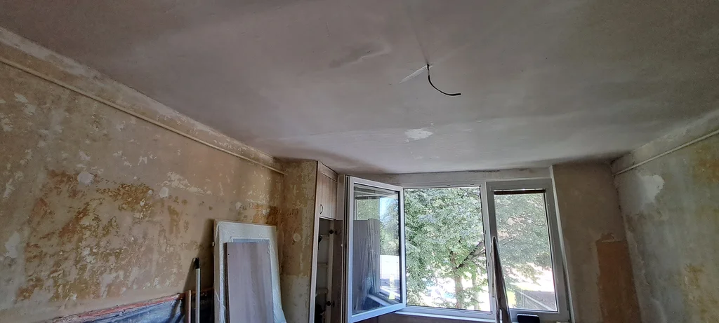 Obývák - průběh prací